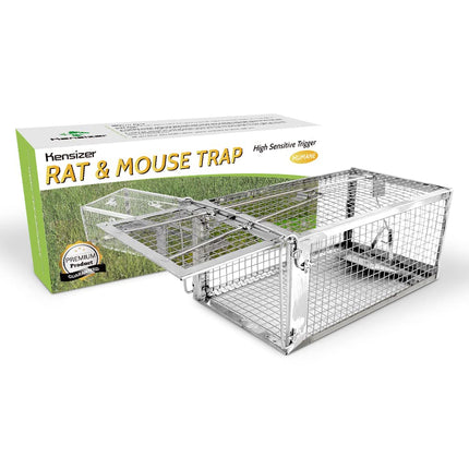 Kensizer Small Animal Humane Live Cage Rat Mouse Mice Chipmunk Rodent Voles Hamsters Trap That Work for Indoor and Outdoor, Catch and Release…