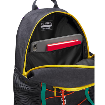 Under Armour Hustle Sport 6.0 Backpack, (016) Anthracite Medium Heather / Anthracite / White, One size, Hustle Sport 6.0 Backpack