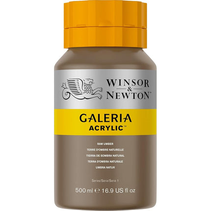Winsor & Newton, Galeria Acrylic, Raw Umber, 500ml