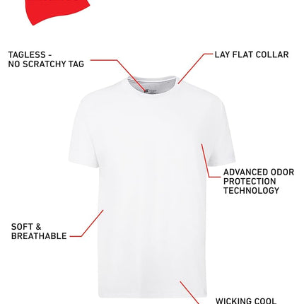 Hanes Men's tagless Undershirt, 12 Pack - White, L UK