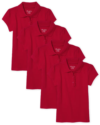 The Children's Place Girls' Short Sleeve Ruffle Pi