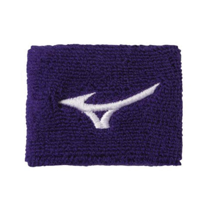 Mizuno 2" Wristband G2, Purple, ONE SIZE FITS ALL 