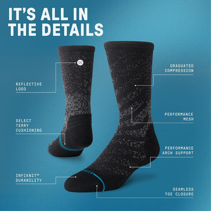 Stance Crew Socks - Franchise - Feel360 x Infiknit - 3 Pack (Medium)
