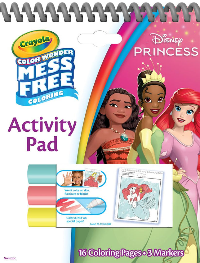 Crayola Disney Color Wonder Bundle (3-Pack), Dirt-Free Activity Pads and Markers, Toddler Colouring, Disney Gift for Kids, Age 3+