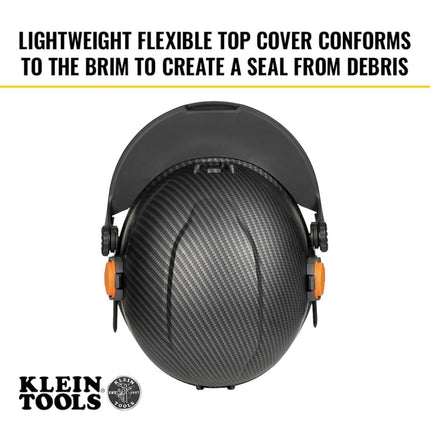 Klein Tools 60477 Tinted Replacement Face Shield Lens, Lightweight, Anti-Fog, for Klein Cap Style Hard Hat Shields Cat. Nos. 60472 and 60473