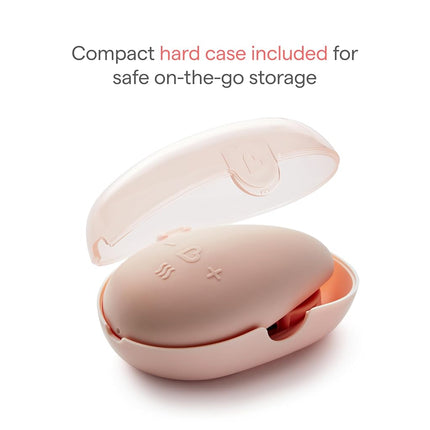 Munchkin� Milkmakers� Warm Touch Breastfeeding Lactation Massager with Heat and Vibration, Award Winning, Dusty Rose