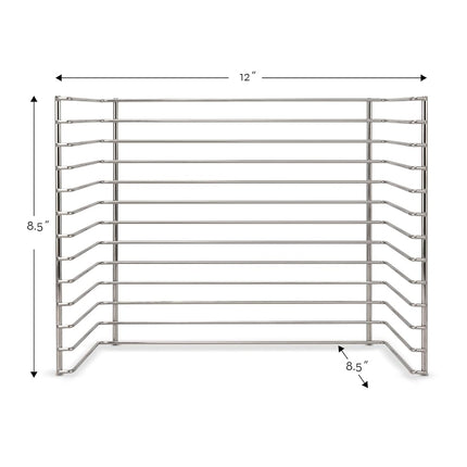 Melissa & Doug Puzzle Storage Rack - Wire Rack Holds 12 Puzzles - Puzzle Rack Organizer, Puzzle Holder Rack For Kids