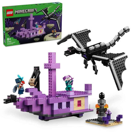 LEGO Minecraft The Ender Dragon and End Ship Toy -