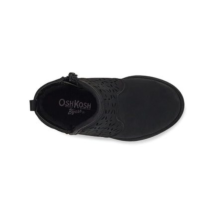 OshKosh B'Gosh Girl's Estell Ankle Boot, Black, 10 Toddler