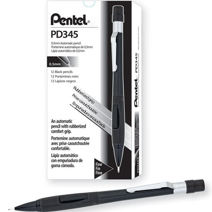 Clic Mechanical Pencil, 0.5mm Point Size, Black Ba