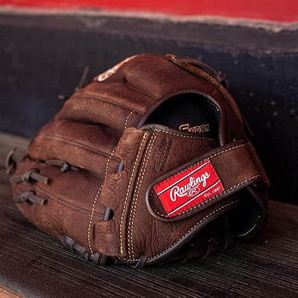 Rawlings Player Preferred Baseball Glove, Regular, Baseball/Softball Pattern, Basket-Web, 12-1/2 Inch