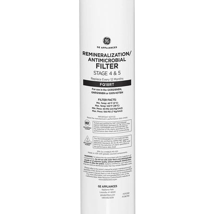 GE Reverse Osmosis Under Sink Remineralization & R