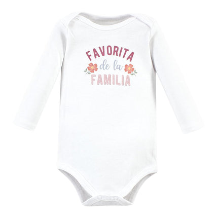 Hudson Baby Unisex Baby Unisex Baby Cotton Long-sleeve Bodysuits, Bonita, Preemie, Bonita 5 Pack, Preemie