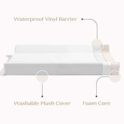 Delta Children Crib and Changer Changing Pad and Cover, White