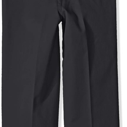 Dickies Boys' Flex Waist Flat Front Pant, Charcoal V1, 4