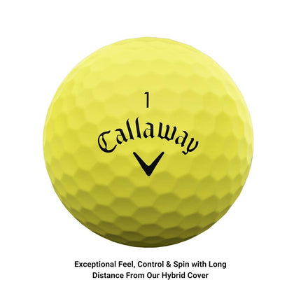 Callaway Golf Supersoft Golf Ball 2023, Yellow