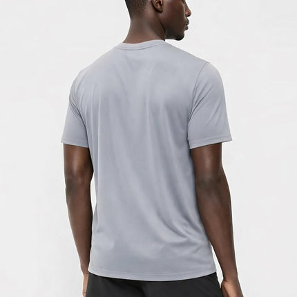Liberty Imports 5 Pack Men’s Active Quick Dry Crew Neck T Shirts | Athletic Running Gym Workout Short Sleeve Tee Tops Bulk, White/Navy/Gray/Charcoal/Black, XXL