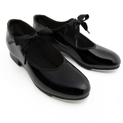 Capezio Jr. Tyette Tap Shoe - Child, Black Patent,