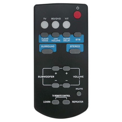 FSR60 WY57800 Replace Remote Control fit for Yamaha Soundbar Sound Bar Speaker Front Surround System ATS1010 ATS-1010 ATS-201 FSR62 WY57800 YAS101 YAS-101 YAS101BL YAS-101BL YAS-201 YAS-201BL