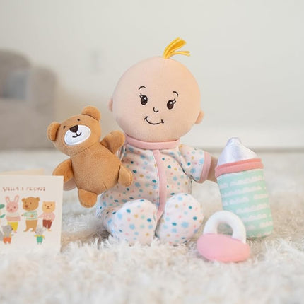 Manhattan Toy Wee Baby Stella Sleepy Time Scents Soft Doll Set, 12", Pink