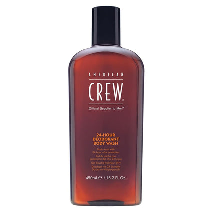 American Crew Men's 24 Hour Deodorant Bodywash, 15