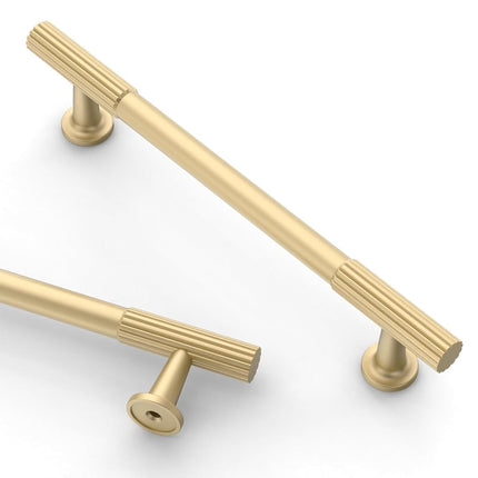 Asidrama 10 Pack 5 Inch(128mm) Brushed Gold Cabine