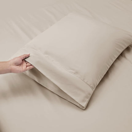 Hearth & Harbor Extra Deep Pocket Queen Sheets Sets - Fits Mattress 18-24 Inches Deep - Extra Deep Pocket Sheets - 6 Piece Queen Size Sheets - Linen