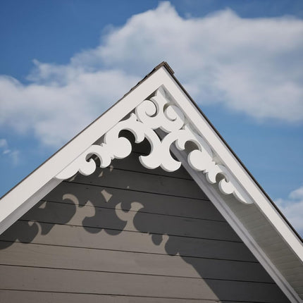 Ekena GPP048X022X100KEN Gable Pediment, Primed, 48" W x 22" H x 1" P (11/12)