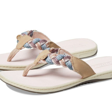 Sperry Women's Parrotfish Flip-Flop, Linen, 12