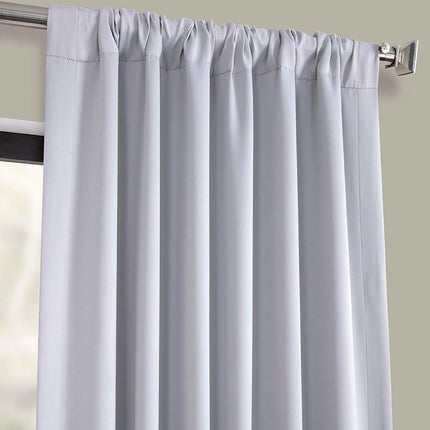 HPD Half Price Drapes Room Darkening Curtains 84 Inches Long for Bedroom & Living Room (1 Panel), 50 X 84, Fog Grey