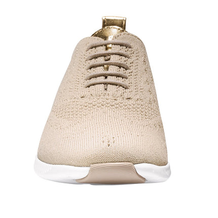 Beige Beige Rye Knit Optc White W11154 2.zerogrand Stitchlite Oxford Oxfords, Beige, 5.5 UK