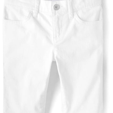 The Children's Place Short en jean pour filles, blanc, 6