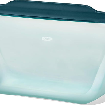 OXO Good Grips Silicone Reusable Bag – Stand-Up Half Gallon (64 oz) - Lagoon