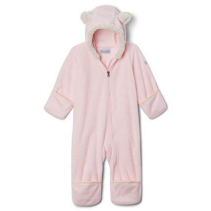 Columbia Youth Infant Tiny Bear II Bunting Suit, Satin Pink/Chalk, 18/24