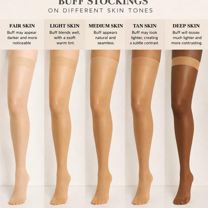 Medias Hanes para mujer Perfect Nudes para un acabado impecable, con control de abdomen, ultratransparente, puntera transparente, color Buff, talla grande