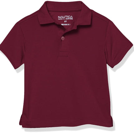 Nautica Boys' Short Sleeve Performance Polo