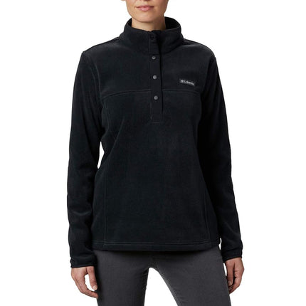 Columbia Women's Benton Springs Half Snap Pull Over Ii, Black, 1x