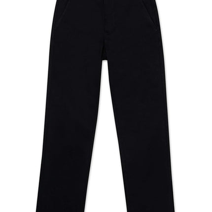 Nautica boysSchool Uniform Flat Front Twill Pant Casual Pants - Black - 8