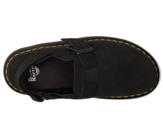 Dr. Martens Women's Jorge Ii Mule, Black Eh Suede, 12 Women/11 Men