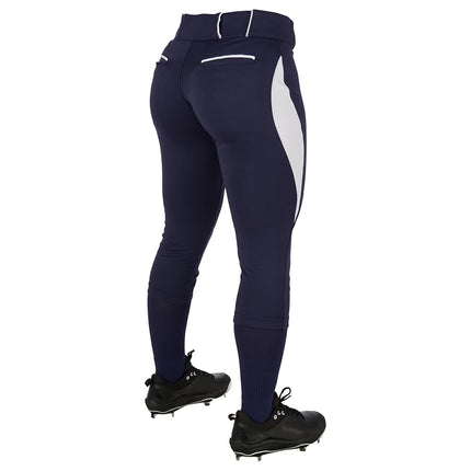 Pantalon de softball traditionnel taille basse Champro Surge avec passepoil tressé de couleur contrastée
