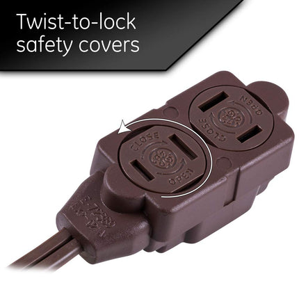 GE JASHEP51932 3-Outlet Grounded Office Cord (6 ft) by GE