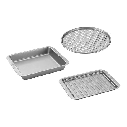 Cuisinart AMB-TOB4 Toaster Oven Baking Pan 4-Pc Set,Silver