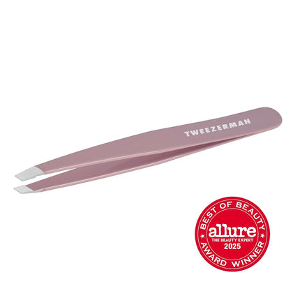 Tweezerman Exclusive Purple Wisteria Slant Tweezer - Hair Removal Tweezers, Stainless Steel