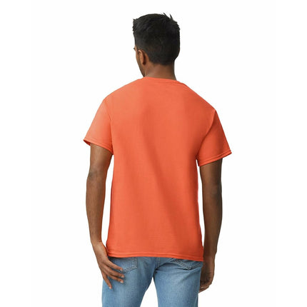 Gildan Unisex-Adult Ultra Cotton T-Shirt, Style G2000, Multipack, Orange (3-Pack), L
