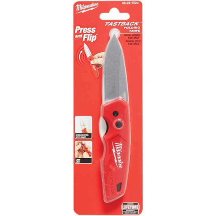 Milwaukee 48221520 Fastback Smooth Blade Flip Knife