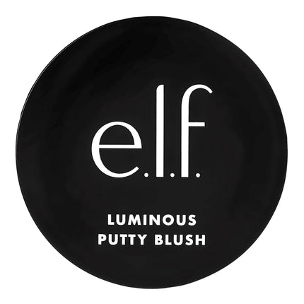 e.l.f. Luminous Putty Blush, Putty-to-Powder, Buildable Blush With A Subtle Shimmer Finish, Highly Pigmented & Creamy, Vegan & Cruelty-Free, Barbados