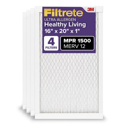 Filtrete 16x20x1 Furnace Air Filter MPR 1500 MERV 