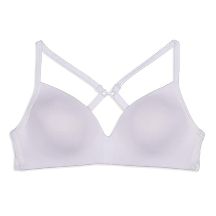 Maidenform Girl Big Girls' Slim Softi Cup Bra, White, 34A