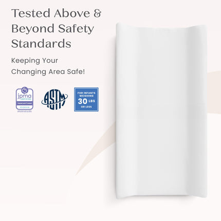 Delta Children Crib and Changer Changing Pad and Cover, White