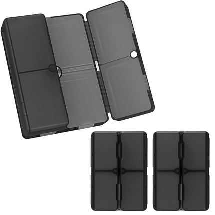 FYY Daily Pill Organizer,2 Pcs 7 Compartments Port